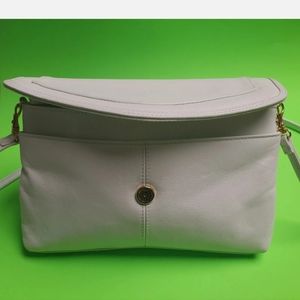 Cabin Creek women white Leather  elegant Shoulder Bag tote